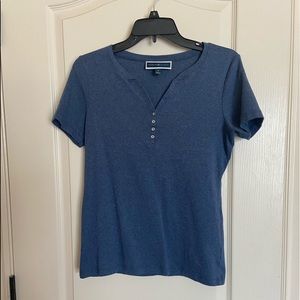 🤩 Karen Scott Blue Henley